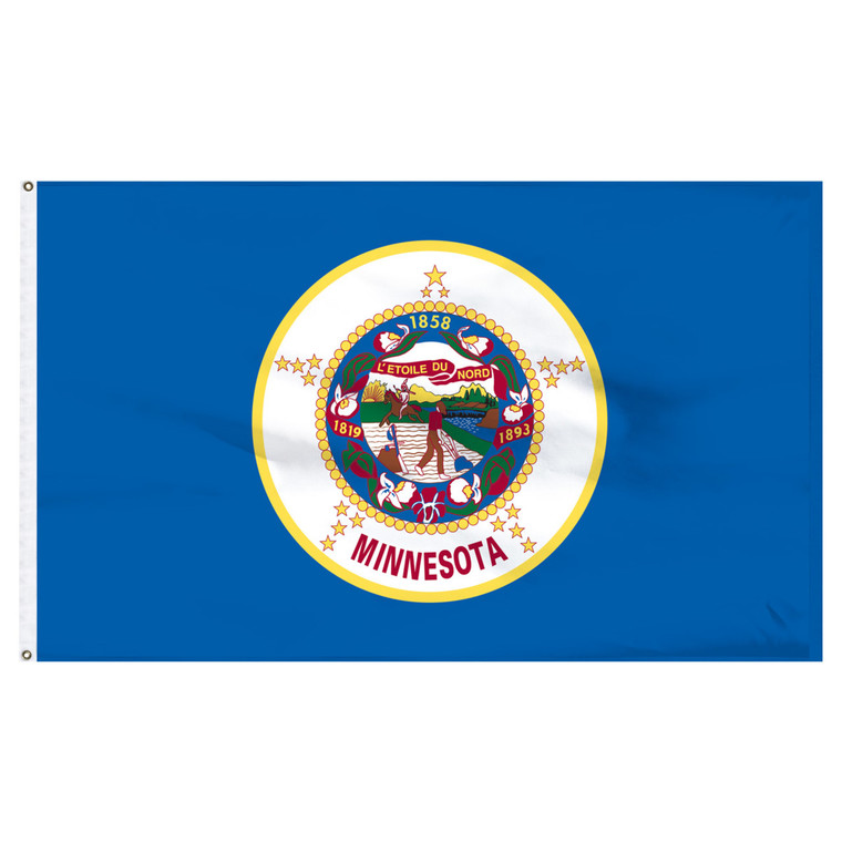 Minnesota 12ft x 18ft Nylon Flag