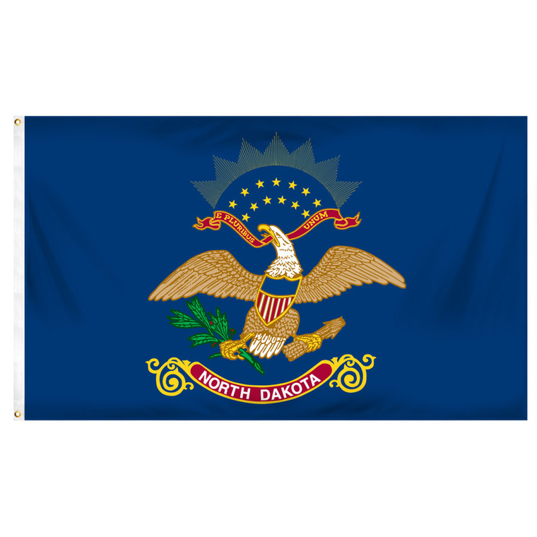 North Dakota 3ft x 5ft Printed Polyester Flag