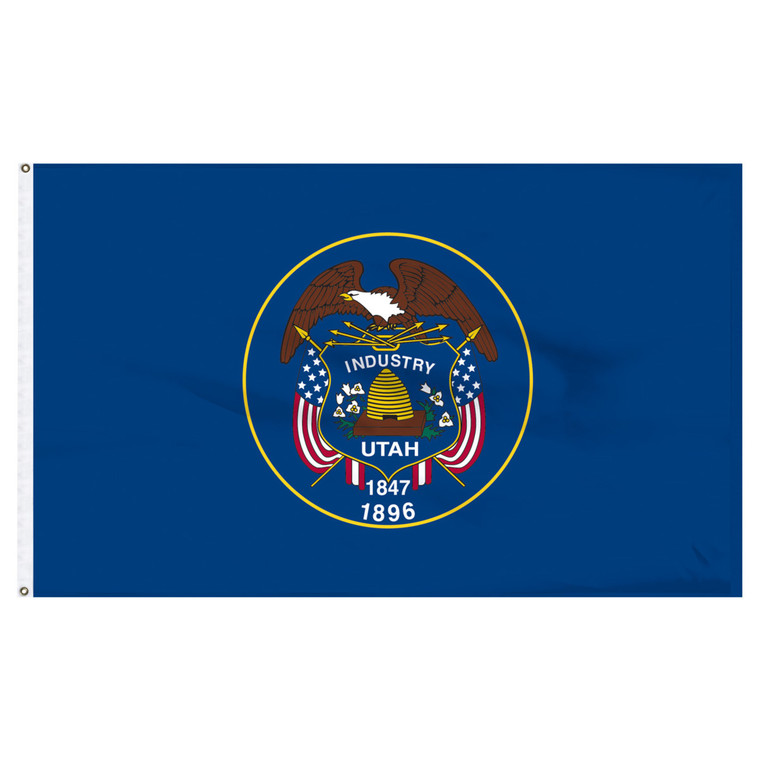 Utah 12ft x 18ft Nylon Flag