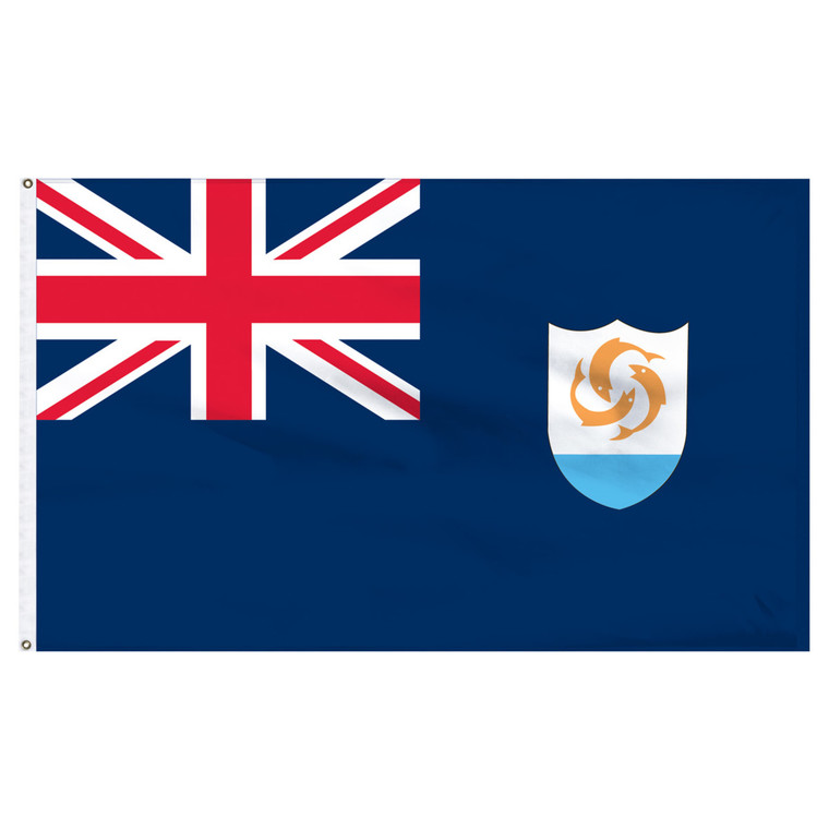 Anguilla Flag 3ft x 5ft Nylon