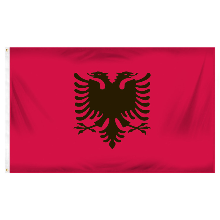 Albania 3ft x 5ft Printed Polyester Flag