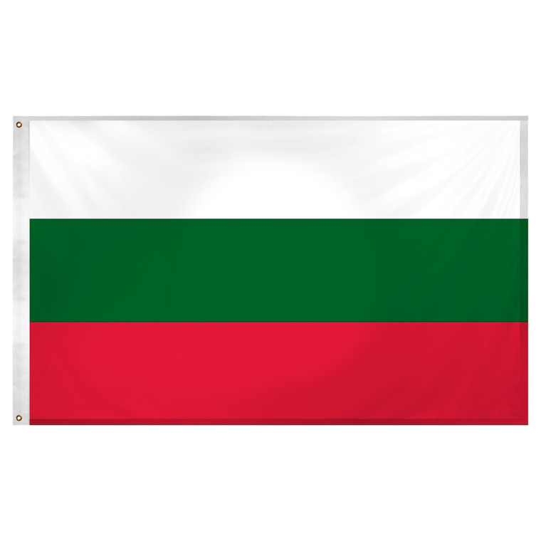 Bulgaria Flag 3ft x 5ft Super Knit Polyester