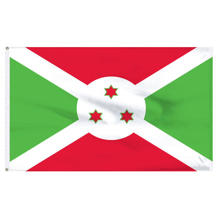 Burundi 4ft x 6ft Nylon Flag