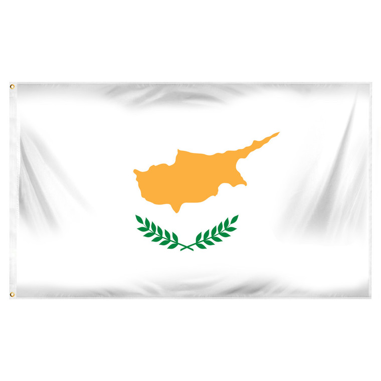 Cyprus 3ft x 5ft Printed Polyester Flag