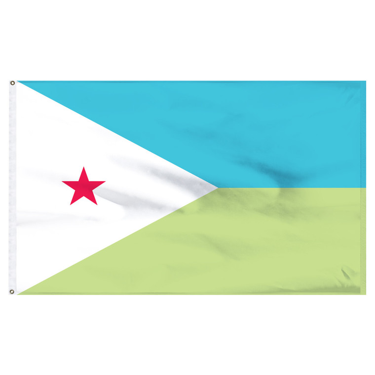 Djibouti 3ft x 5ft Nylon Flag