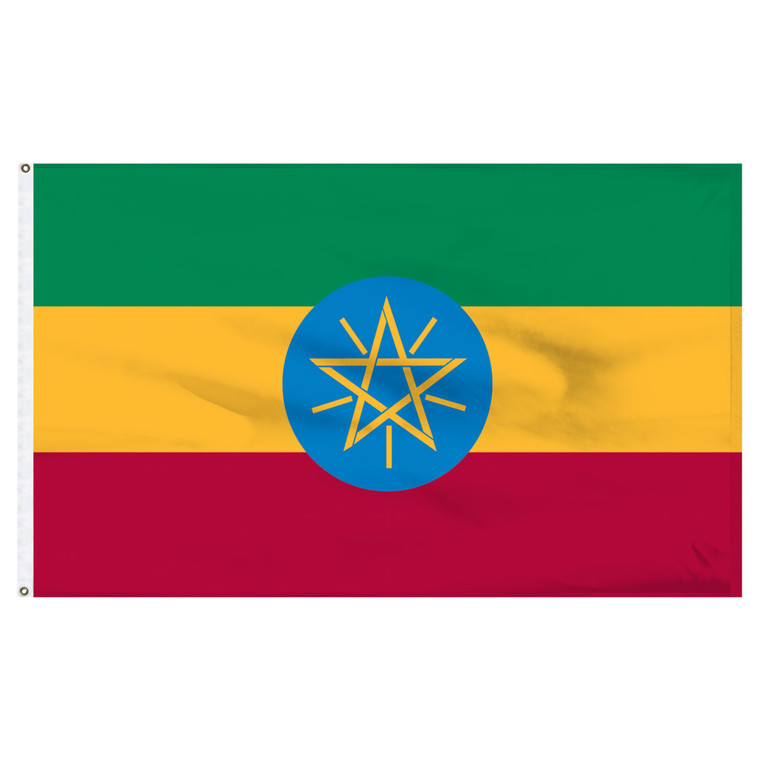 Ethiopia 2ft x 3ft Nylon Flag
