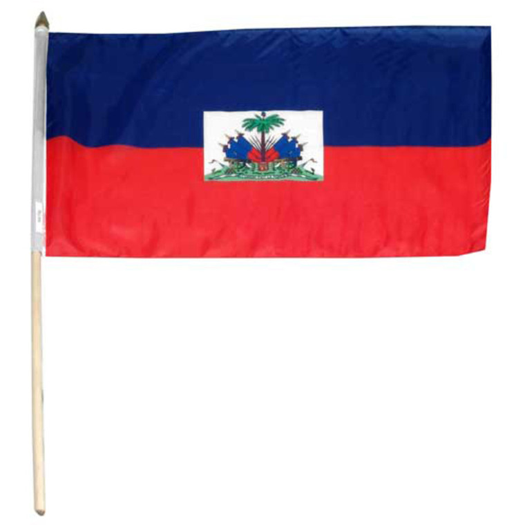 Haiti flag 12 x 18 inch - with Seal