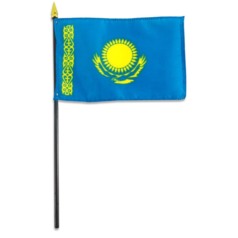 Kazakhstan flag 4 x 6 inch