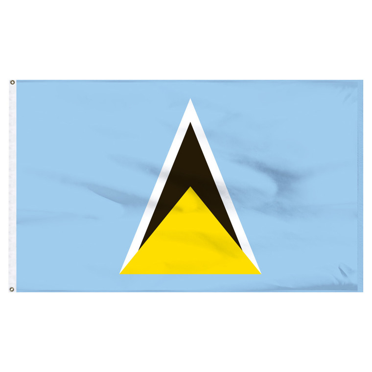 St. Lucia 2ft x 3ft Nylon Flag