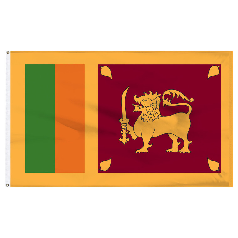 Sri Lanka Flag 3ft x 5ft Nylon