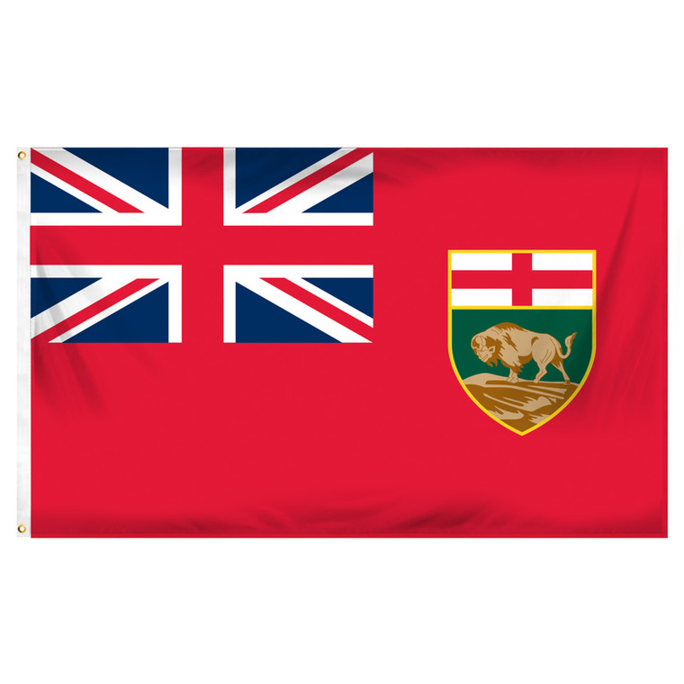 Manitoba - Canada - 3ft x 5ft Printed Polyester Flag