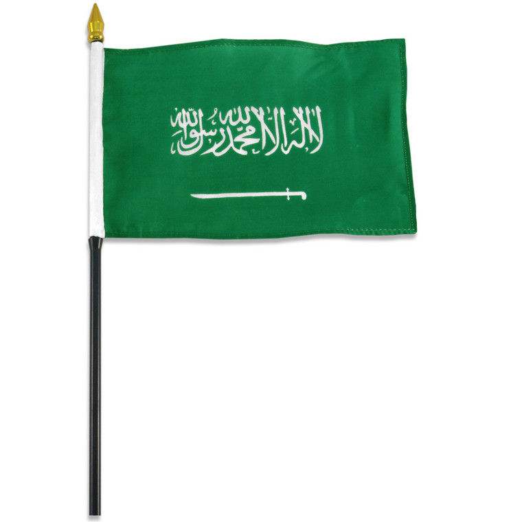 Saudi Arabia flag 4 x 6 inch