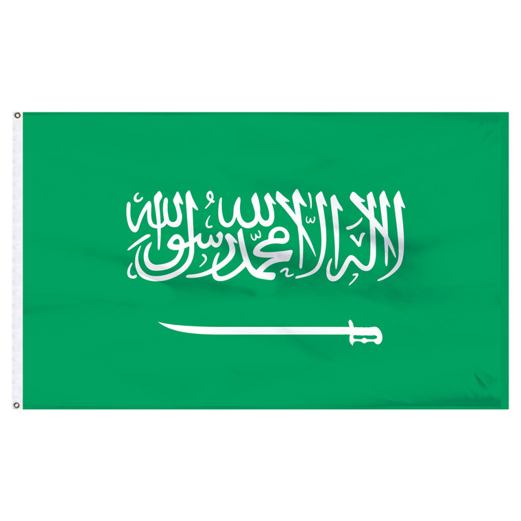 Saudi Arabia 4ft x 6ft Nylon Flag