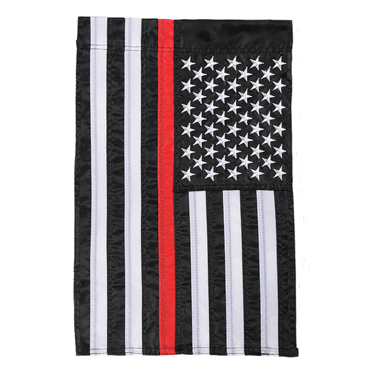 Thin Red Line American Garden Flag - 12in x 18in