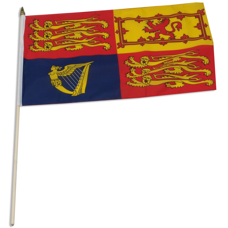 UK Royal Standard 12 x 18 Inch Flag