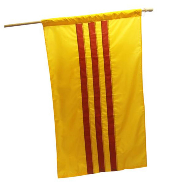 Vietnam South 3ft x 5ft Nylon Flag with Pole Hem