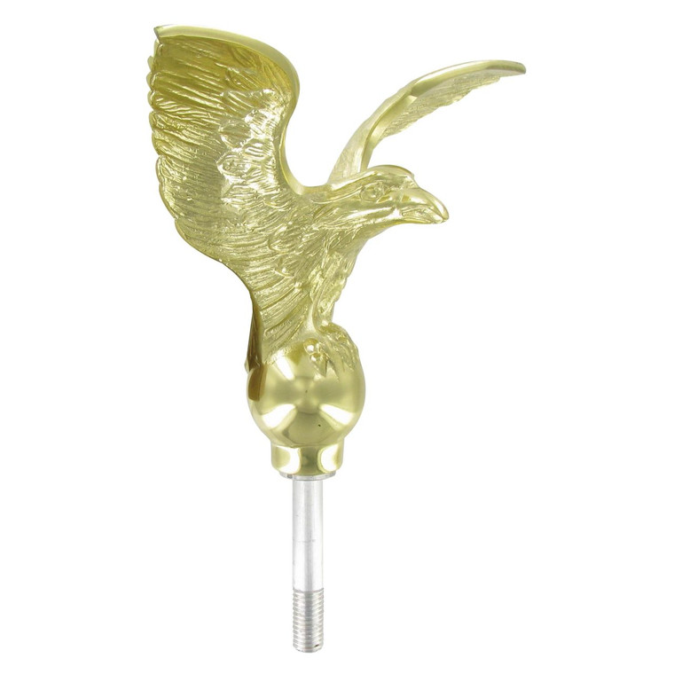 Outdoor Gold Flagpole Eagle