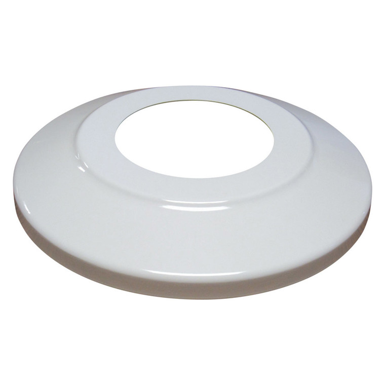 White Aluminum Flash Collar 4"