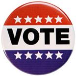 Vote sticker