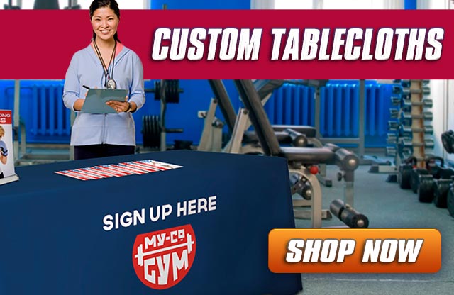 Custom Tablecloths - Shop Now