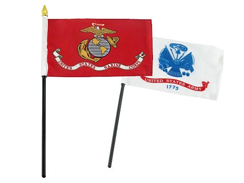 Military Stick Flags