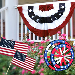 The Flag and Patriotic Decorations