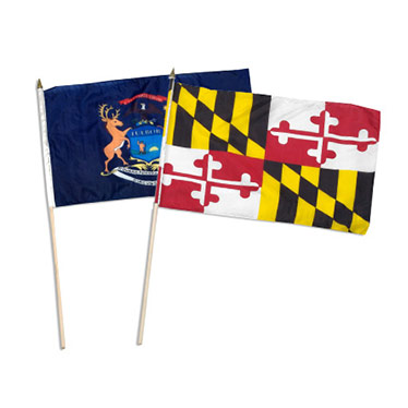 State Stick flags 12