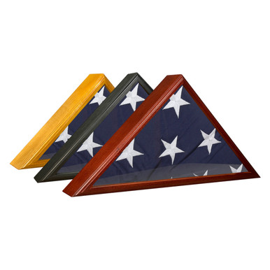 American flag 2024 in triangle box