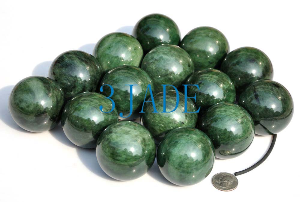 Green Nephrite Jade 4mm Bead Bracelet - Healing Protection Lucky Crystal For Men & Women - Handmade In USA