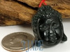 Natural Nephrite Jade Carving: Buddha Pendant