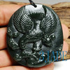 Natural Hetian Nephrite Jade Carving: Eagle Pendant