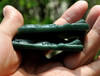 Natural Nephrite Jade Carving: Dragon Amulet / Pendant