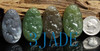 4pcs Natural Hetian Nephrite Jade Carving: Horse Charm Pendants wholesale