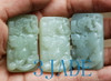 3PCS Natural Hetian Nephrite Jade Carving: Pixiu / Divine Animal Pendants