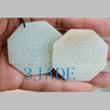 white  jade Bagua Pendant