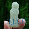 Natural Hetian Nephrite Jade Kwan Yin / Guanyin Amulet / Pendant -G025469