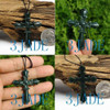 nephrite jade cross pendant