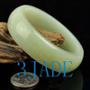 Hand Carved Natural Hetian Nephrite Jade Bangle Bracelet w/ Certificate C004190