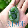 green nephrite jade moneky