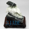 Natural Dushan Jade / Stone Carving: Cicada Statue / Sculpture