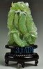 Natural Xiu Jade / Serpentine Carving / Sculpture: Harvest Season Statue J004002