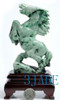 A Grade Natural Jadeite Jade Carving / Sculpture: Horse Statue