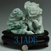 Jadeite Jade Flower Statue