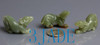 3pcs Natural Hetian Nephrite Jade Mouse / Rat Figurines / Carving