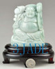 Hand Carved Natural Jadeite Jade Carving / Sculpture: Buddha Statue