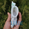 Natural Jadeite Jade Carving :  Bamboo Pen Holder / Sculpture / Art w/ certificate -J022352
