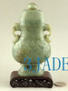 5 3/4" Natural Hetian Nephrite Jade Vase Statue / Carving / Sculpture