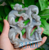 hand carved jade monkey