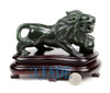 green nephrite jade lion