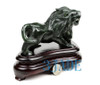 green nephrite jade lion sculpture